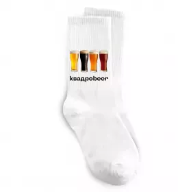 Носки Квадроbeer Белый фото