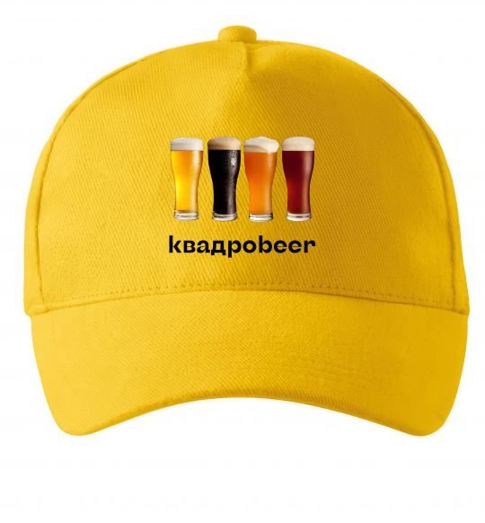 Кепка Квадроbeer Сонячно жовтий фото