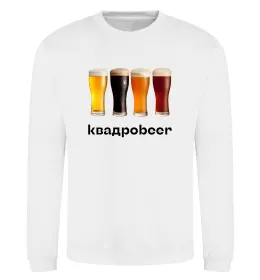 Свитшот Квадроbeer Белый фото
