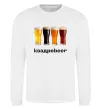 Світшот Квадроbeer Білий фото