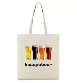 Еко-сумка More espresso less depresso Бежевий фото