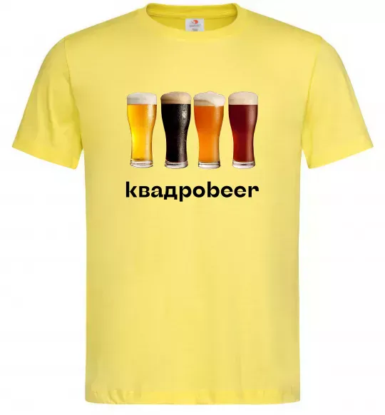 Мужская футболка Квадроbeer Лимонный фото
