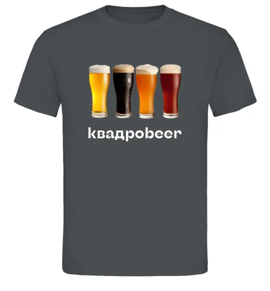 Мужская футболка Квадроbeer Графит фото
