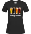 Женская футболка Квадроbeer Черный фото