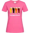 Женская футболка Квадроbeer Ярко-розовый фото