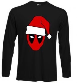 Лонгслив Christmas Deadpool, колір - чорний, розмір - М