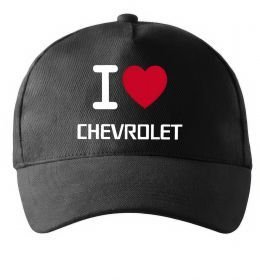 Кепка I love chevrolet, чорний