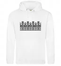 Мужская толстовка (худи) Жити кохати мріяти любити вірити Белый фото