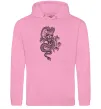 Чоловіча толстовка (худі) Китайський дракон Рожевий Чоловіча толстовка (худі) Китайський дракон Рожевий фото