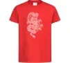 Дитяча футболка Китайський дракон Червоний Дитяча футболка Китайський дракон Червоний фото
