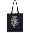 Еко-сумка Китайський дракон Чорний Еко-сумка Китайський дракон Чорний фото