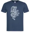 Мужская футболка Китайський дракон Темно-синий фото