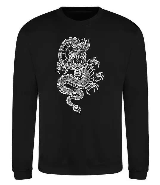Свитшот Китайський дракон Черный фото