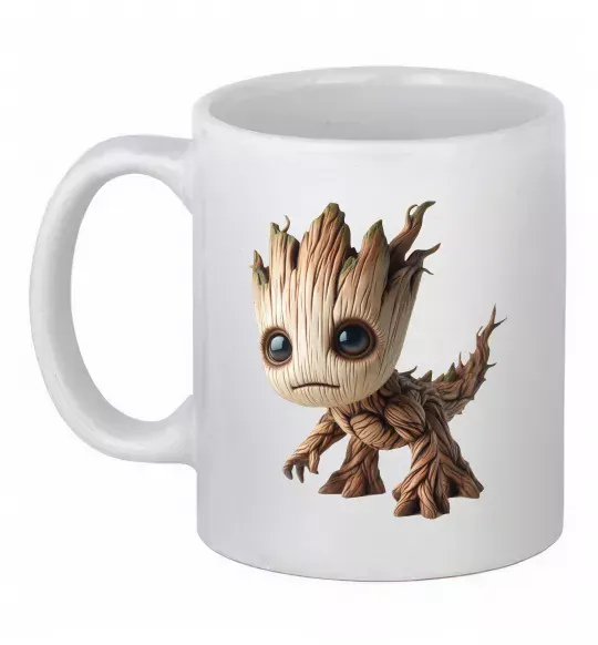 Чашка керамическая Малюк Грут Белый фото