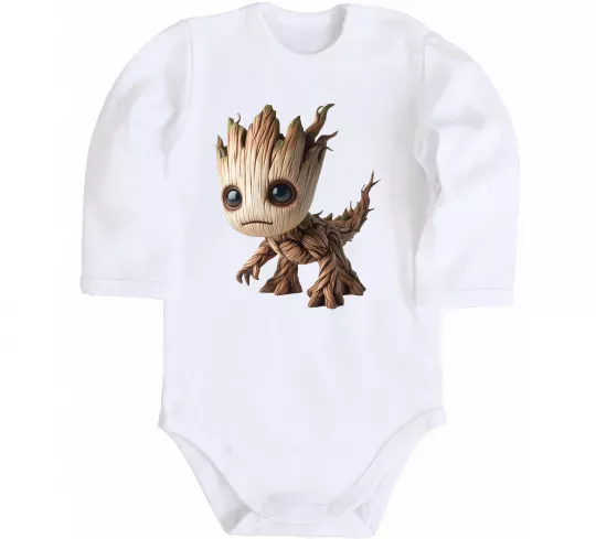 Дитячий бодік Малюк Грут Білий фото