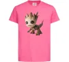 Дитяча футболка Малюк Грут Яскраво-рожевий фото