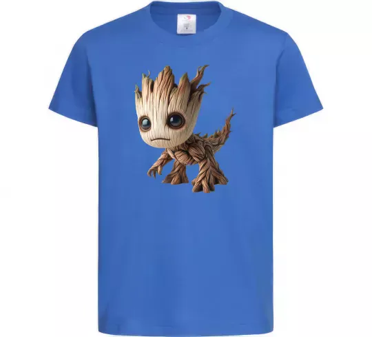 Дитяча футболка Малюк Грут Яскраво-синій фото