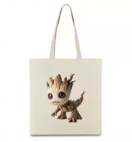 Эко-сумка Малюк Грут Бежевый фото