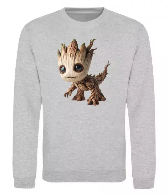 Свитшот Малюк Грут Серый меланж фото