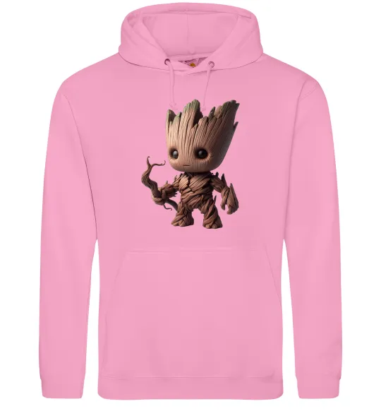 Мужская толстовка (худи) Малюк Грут 2 Розовый фото