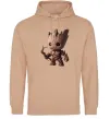 Женская толстовка (худи) Малюк Грут 2 Песочный фото