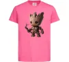 Дитяча футболка Малюк Грут 2 Яскраво-рожевий фото