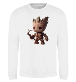Свитшот I'm Groot Белый фото