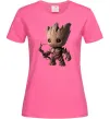 Жіноча футболка Малюк Грут 2 Яскраво-рожевий Жіноча футболка Малюк Грут 2 Яскраво-рожевий фото