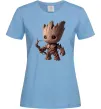 Жіноча футболка Малюк Грут 2 Блакитний Жіноча футболка Малюк Грут 2 Блакитний фото