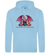Мужская толстовка (худи) Мати драконів Голубой фото