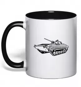 Чашка с цветной ручкой