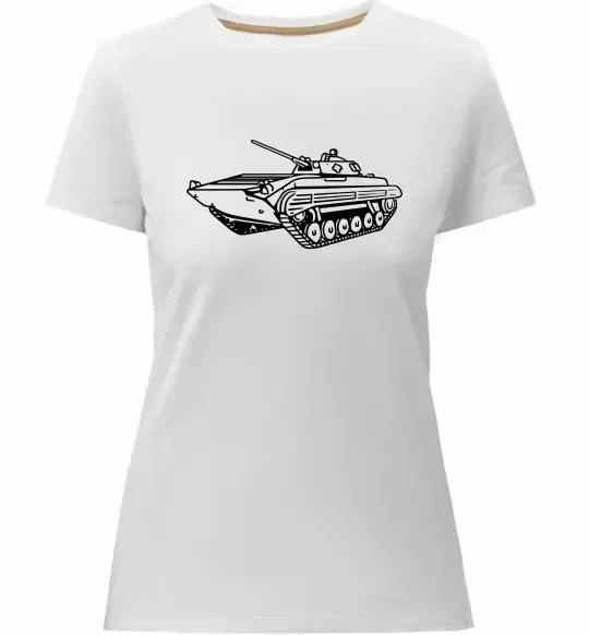 Женская премиум футболка Танк Белый фото