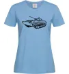 Жіноча футболка Танк Блакитний Жіноча футболка Танк Блакитний фото