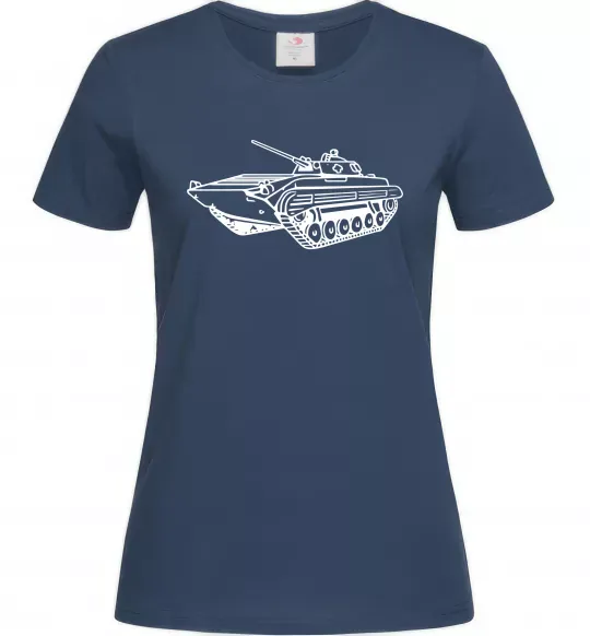 Жіноча футболка Танк Темно-синій фото