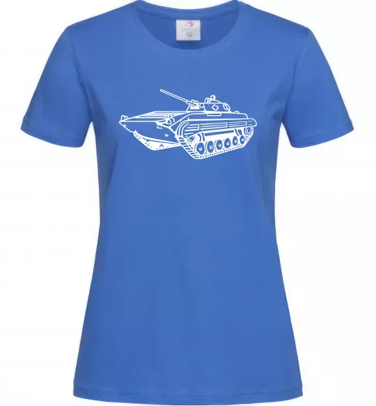 Жіноча футболка Танк Яскраво-синій фото