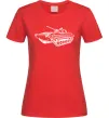 Жіноча футболка Танк Червоний Жіноча футболка Танк Червоний фото
