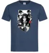 Мужская футболка Itachi Uchiha Наруто Темно-синий фото