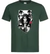 Мужская футболка Itachi Uchiha Наруто Темно-зеленый фото