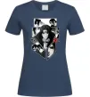 Жіноча футболка Itachi Uchiha Наруто Темно-синій фото