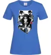 Жіноча футболка Itachi Uchiha Наруто Яскраво-синій фото