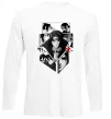 Лонгслив Itachi Uchiha Наруто Белый фото