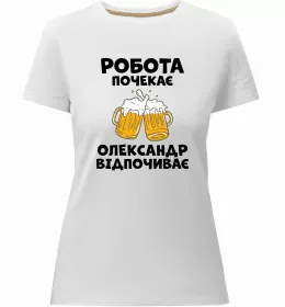 Женская премиум футболка В моменті, в ресурсі, в потоці Белый фото