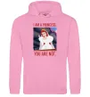 Жіноча толстовка (худі) I am a princess, you are not Рожевий Жіноча толстовка (худі) I am a princess, you are not Рожевий фото