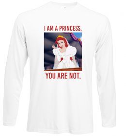 Лонгслив I am a princess, you are not Лонгслив I am a princess, you are not