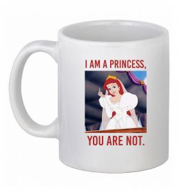Чашка керамическая I am a princess, you are not