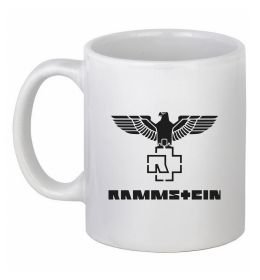 Чашка керамическая Rammstein logo Чашка керамическая Rammstein logo