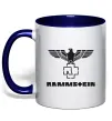 Чашка с цветной ручкой Rammstein logo Глубокий темно-синий Чашка с цветной ручкой Rammstein logo Глубокий темно-синий фото
