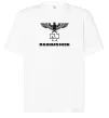 Футболка Оверсайз Rammstein logo Белый фото