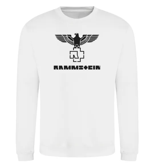 Свитшот Rammstein logo Белый фото