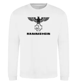 Світшот Rammstein logo Сірий меланж фото